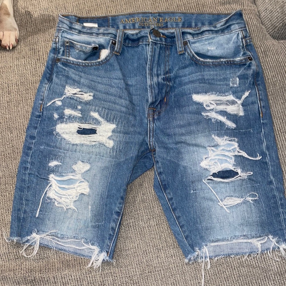 Mens American eagle shorts ripped size 29